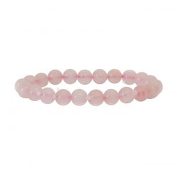bracelet quartz rose 8mm