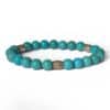 Acheter un bracelet Heishi en turquoise d'Arizona naturelle, une pierre reconnue pour favoriser la protection, la sérénité et une communication apaisée.