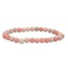 bracelet opale rose 6 mm