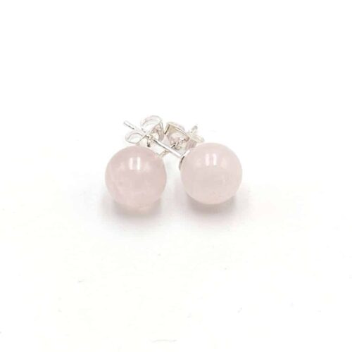 Boucles d’oreilles Quartz rose