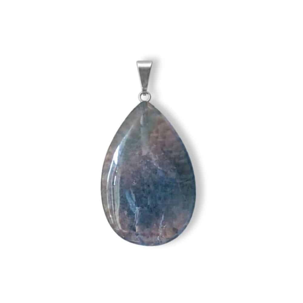 pendentif fluorite pierre naturelle