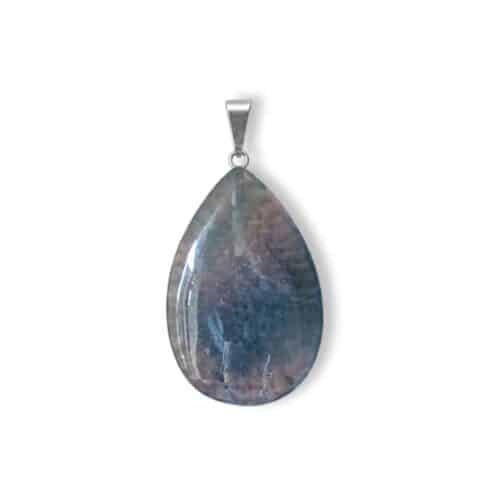 pendentif fluorite pierre naturelle