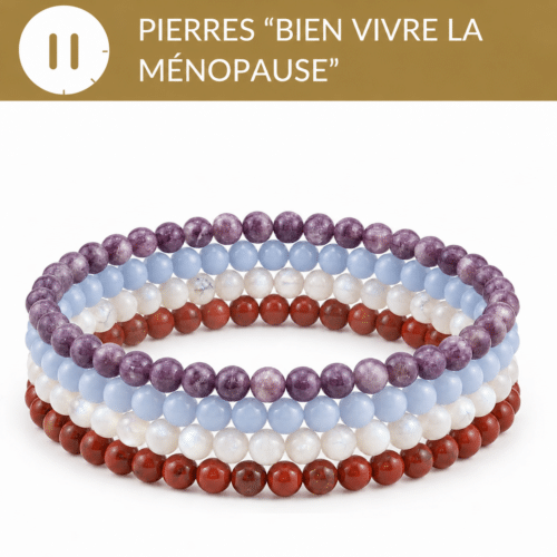 Kit bracelets " Bien vivre la Ménopause"