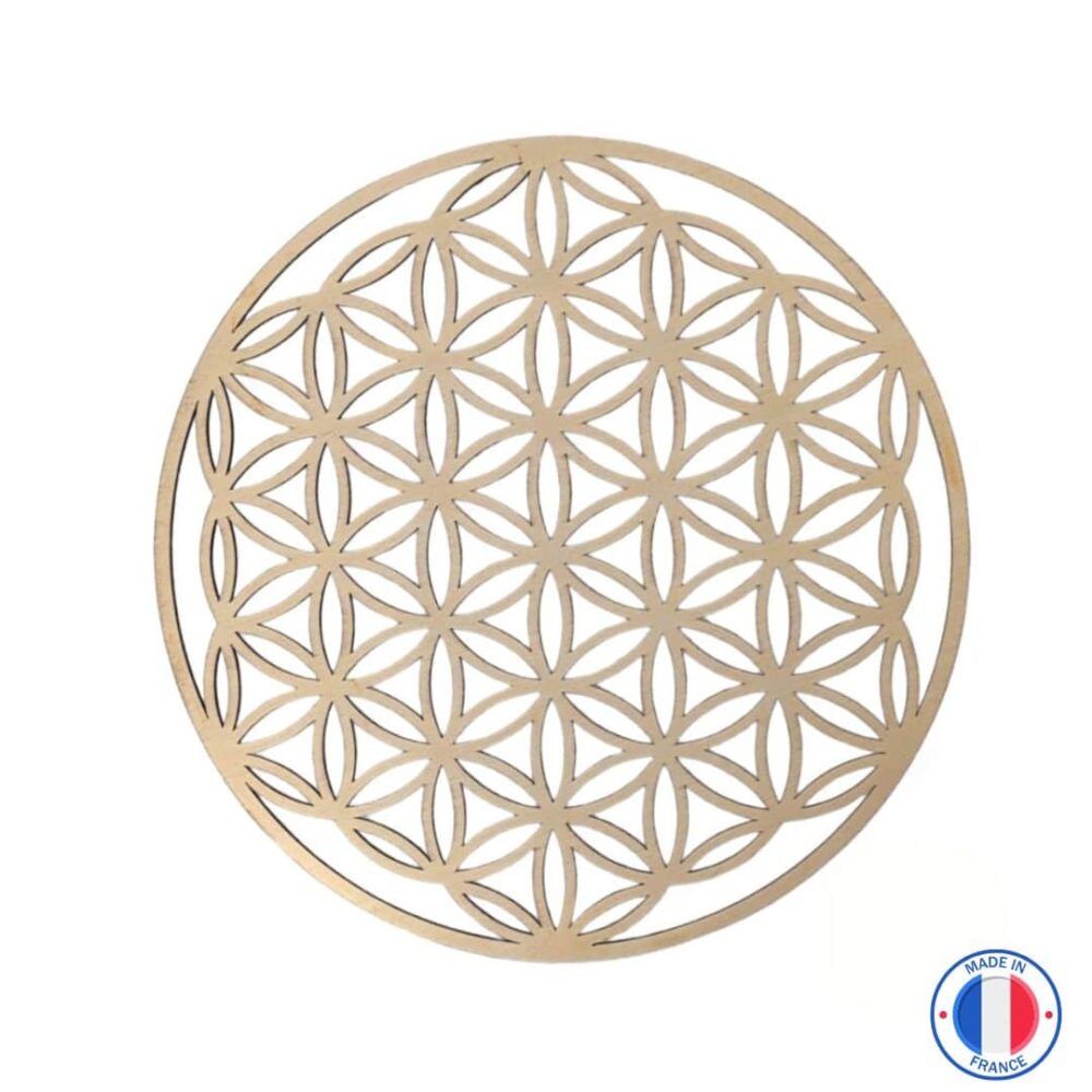 fleur de vie bois