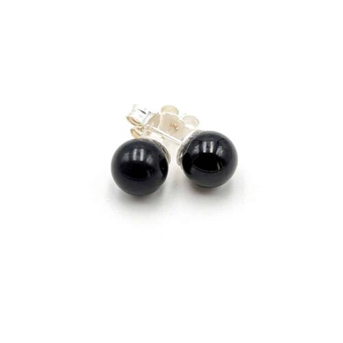 Boucles d'oreilles Obsidienne