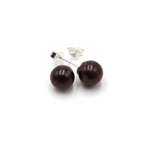 Boucles d'oreilles Grenat