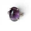 Bague argent 925 amethyste naturelle apaisement et sérénité