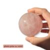 sphère quartz rose étoile