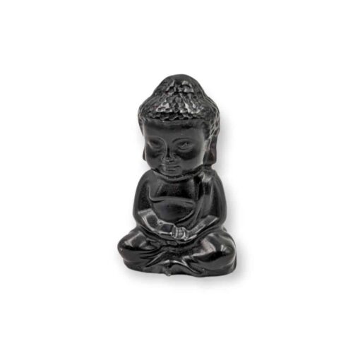 Bouddha Obsidienne noire