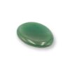Galet anti-stress en aventurine verte poli pour relaxation et méditation