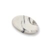 Galet anti-stress en howlite polie pour relaxation et méditation