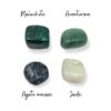 malachite aventurine agate mousse jade