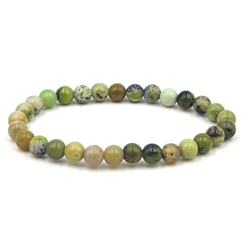 Bracelet Chrysoprase citron 6mm