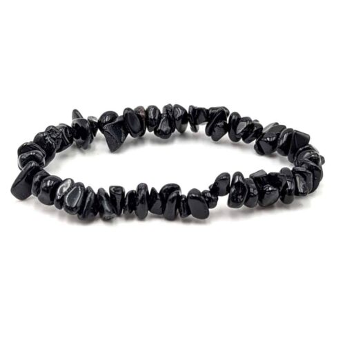 Bracelet Spinelle noir baroque