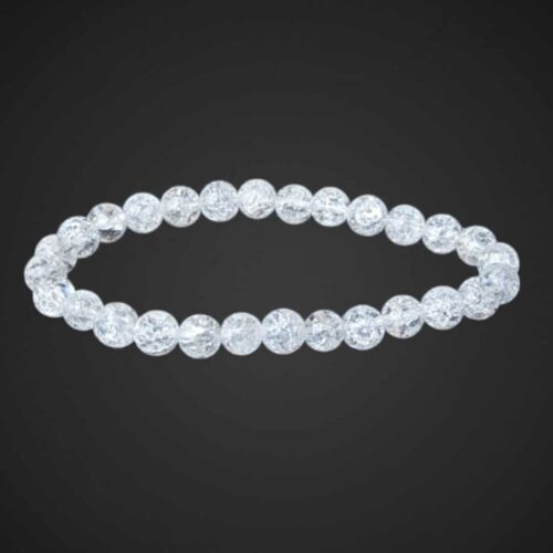 Bracelet Cristal de Roche crack 6mm