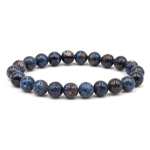Bracelet Spinelle bleu 8mm