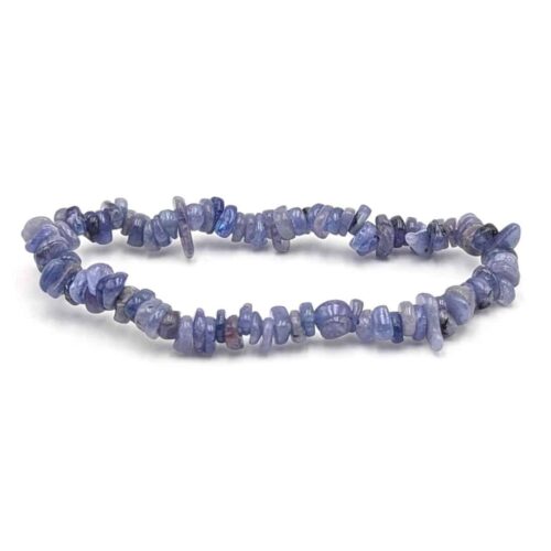 Bracelet Tanzanite bleue baroque