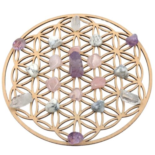 Grille de cristaux "sommeil paisible"