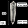 Quartz Vogel taillé avec précision dans un cristal de roche naturel