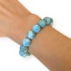 bracelet larimar 10mm