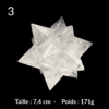 étoile de sirius en Cristal de roche (3)