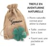 trefle à 4 feuilles aventurine