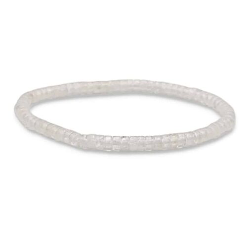 Bracelet Cristal de Roche Heishi