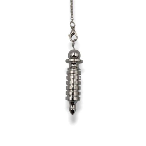Pendule Osiris métal argenté
