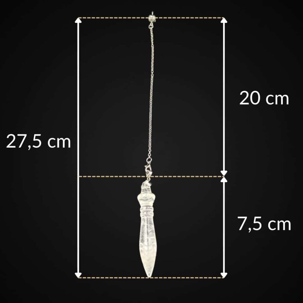 pendule de thot cristal de roche