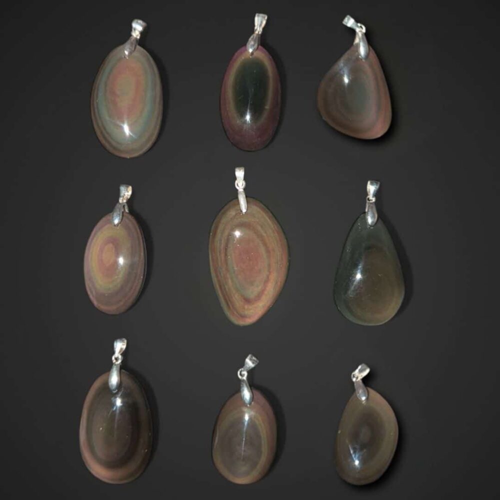 pendentif obsidienne oeil céleste