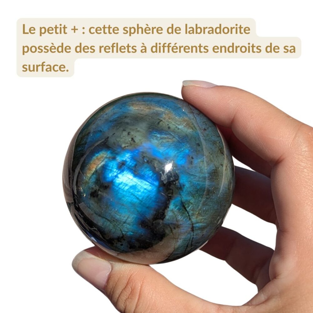 sphère labradorite qualité extra