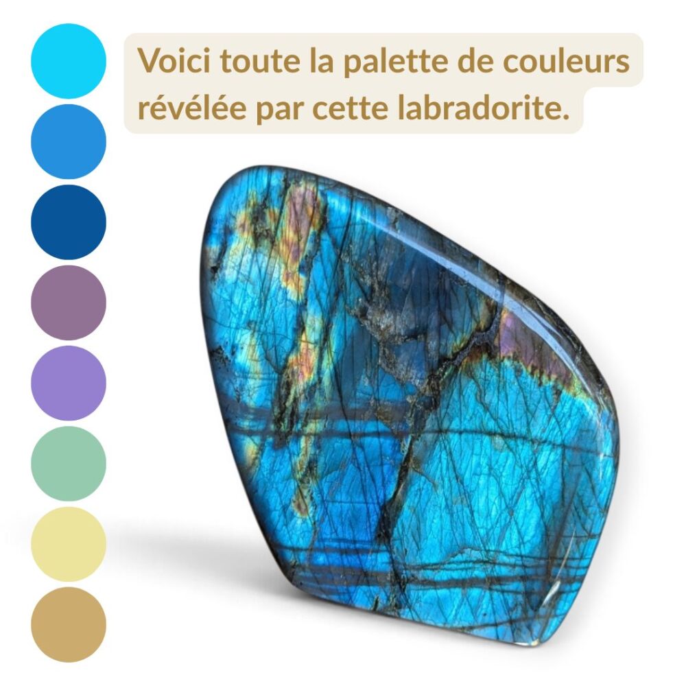labradorite qualité exceptionnelle