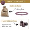 bracelet pierre de naissance juillet