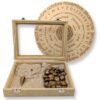 coffret runes et pendule oeil de tigre