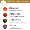 bracelet libido homme