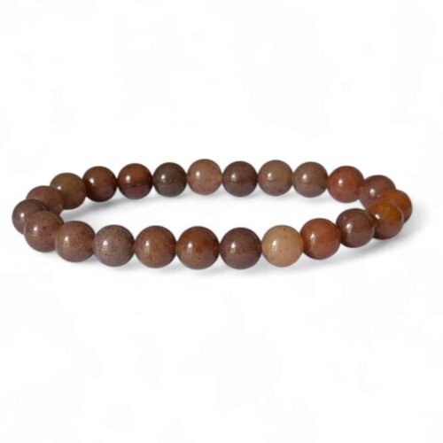 bracelet aventurine rouge 8mm