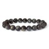 bracelet pierre de lune noire 10mm