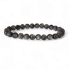 bracelet pierre de lune noire 7mm
