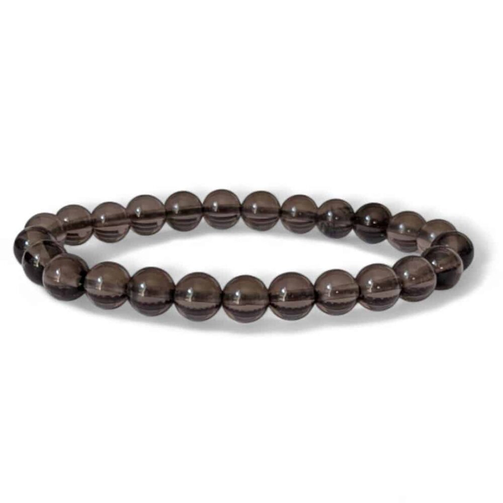 bracelet obsidienne larme d'apache 8mm