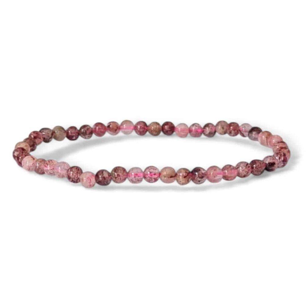 bracelet quartz fraise 4mm