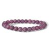 bracelet rubis 8mm
