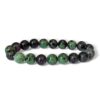 bracelet rubis zoisite 10 mm