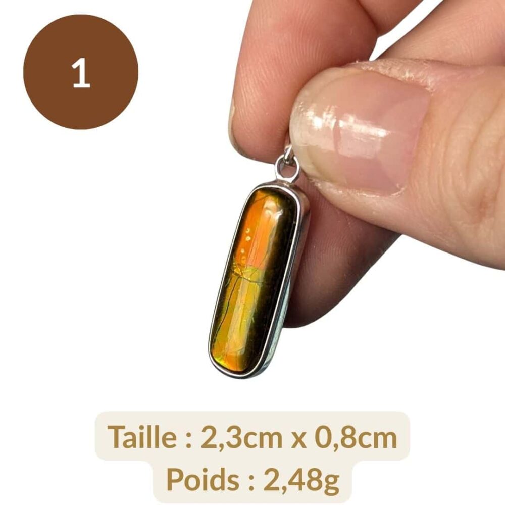pendentif ammolite n°1