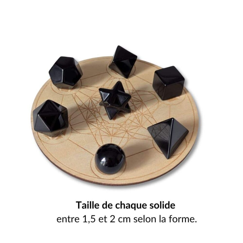 7 solides obsidienne