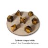7 solides oeil de tigre