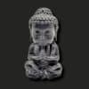 grand bouddha obsidienne noire