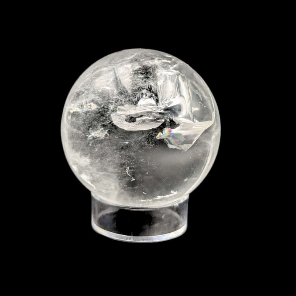 sphère cristal de roche