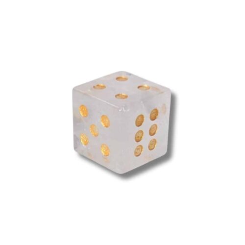 dé cristal de roche