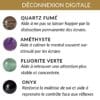 pierres deconnexion digitale bienfaits pause ecrans reduction distractions calme mental presence et concentration