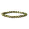 bracelet péridot 6mm